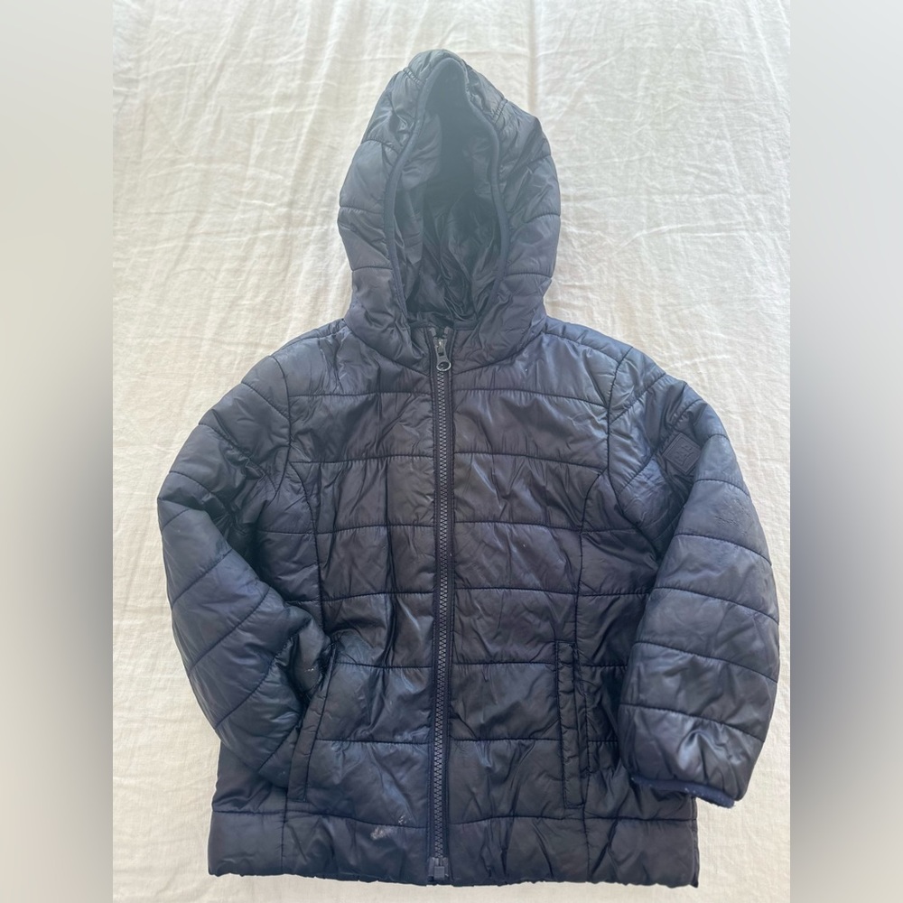 GAP Kids Winter Jacket Navy Blue Size XS Size 4/5 Girls